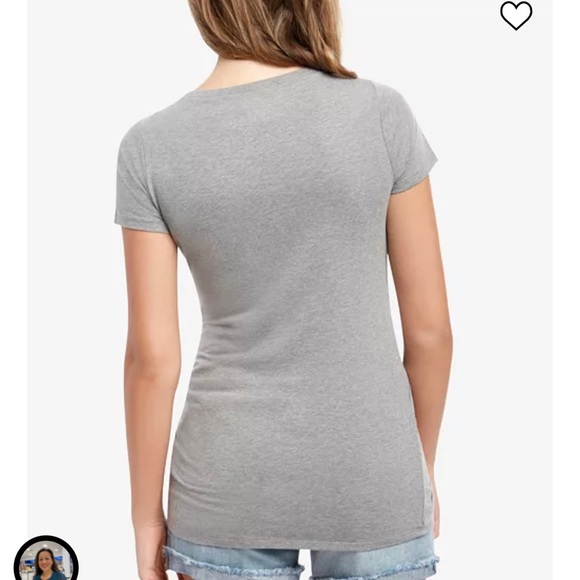 BumpStart Maternity Ruched T-Shirts Set of Two NWT - Picture 3 of 6